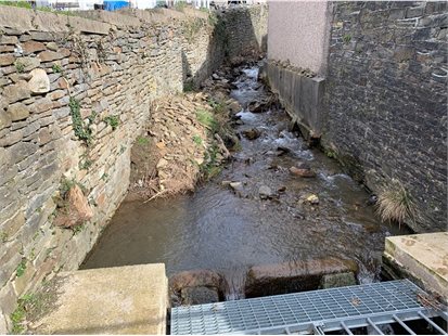 Work will begin in the ordinary watercourse off Campbell Terrace