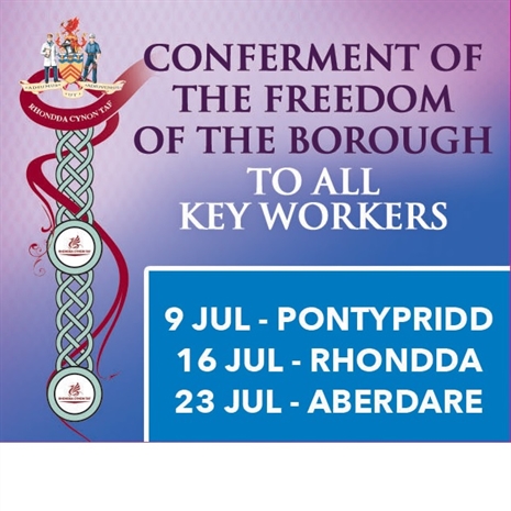 Conferment of the Freedom of the Borough to Key Workers - Rhondda