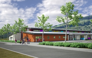 Cwmaman school - artist's impression