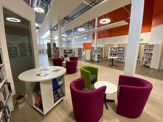 Porth Plaza Library area1