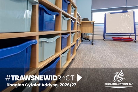 Cyllid mawr wedi'i gytuno i gynnal adeiladau ysgolion  dros y flwyddyn sydd ar ddod