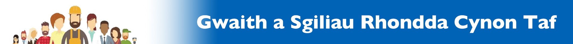 Work and skills banner - welsh