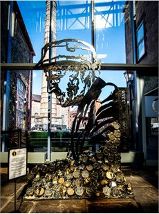 Aberdfan Memorial - Winding Gear - Chimney - Miners - July 2021 - Summer-1