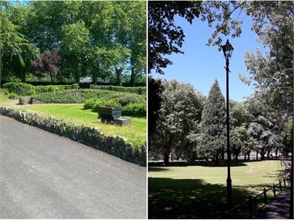 Ynyangharad Park grid