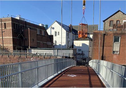 M&amp;amp;S bridge - in place