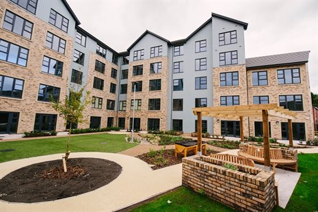 The new Pontypridd Extra Care facility, Cwrt yr Orsaf, has now been constructed