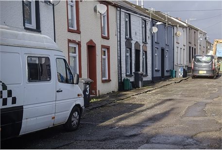 Belle Vue in Trecynon is one of the roads included in the pilot project