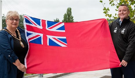 Merchant Navy Flag