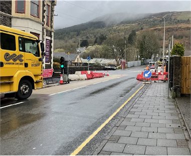 Sunday road closures at Church Road in Ton Pentre