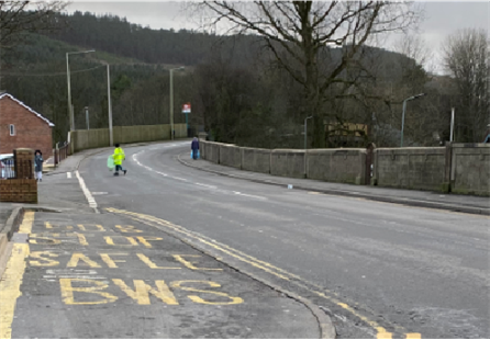 Station Road works during the school half term