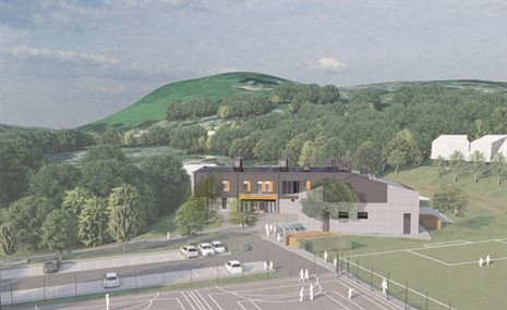An artist&amp;#39;s impression of the Penygawsi Primary School development
