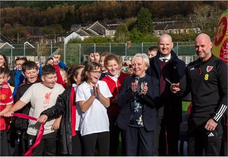 Rob Page opens Baglan Pitch-8