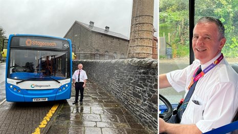 Michael Evans is the UK Bus Driver of the Year 2