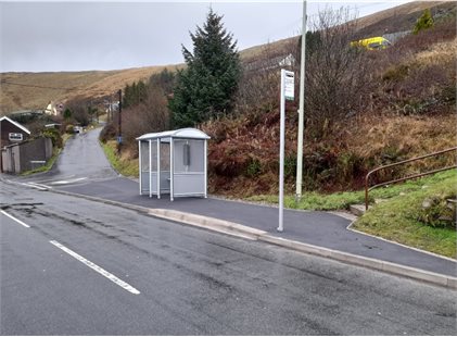 Fairview bus stop, Gilfach Goch