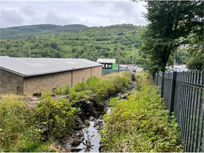 Llwyncelyn Road culvert inlet