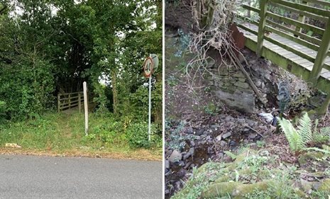 Pantybrad footbridge, Llantrisant - Copy