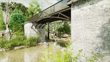 Iron Tram bridge artist impression 3 - Copy