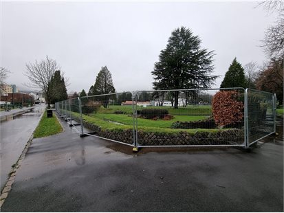 Ynysangharad Park sunken garden