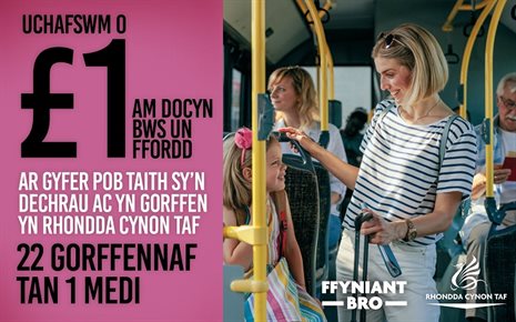 &amp;#163;1 bus travel CYM