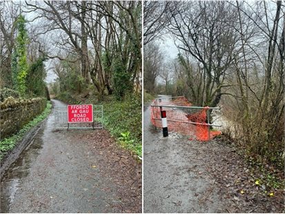 Cynon Trail closure at Penywaun - Copy