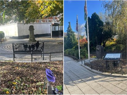 Aberdare Memorial Garden grid