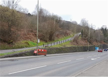 A4058 works, Clifton Row