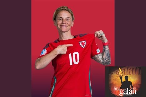 Jess Fishlock MBE yw RHEDWR DIRGEL NOS GALAN 2025