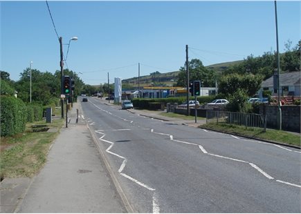 Hirwaun traffic lights