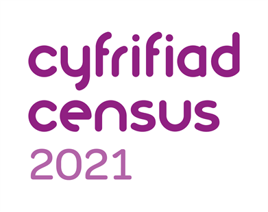 Census 2021 Web Logo Purple Bilingual RGB solid BG