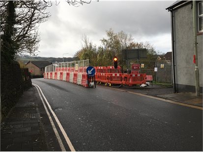 The removal of Llanharan Railway Footbridge has been rearranged