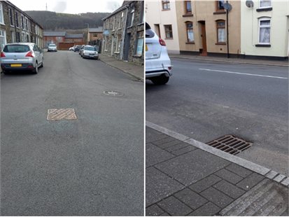 A Resilient Roads scheme has started at Hermon Street in Treorchy