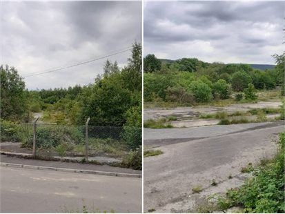 The former Mayhew Chicken Factory site in Trecynon