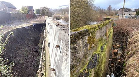 Swn-yr-Afon and Glynrhondda Street flood walls - Copy