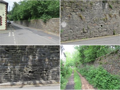 Rhondda Heritage Park wall
