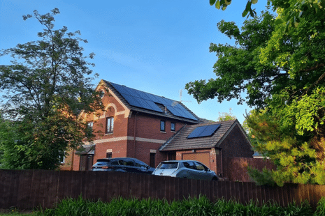 Solar Panels on House
