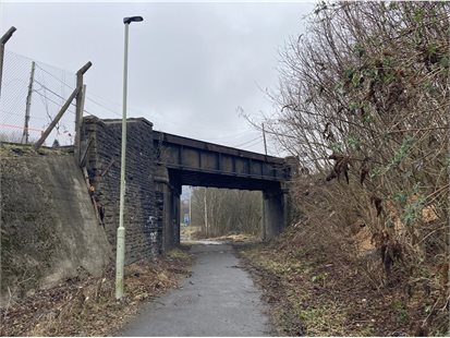 Llanwonno Road railway bridge, Stanleytown 2