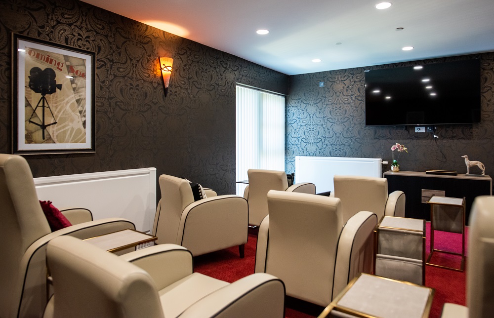 Cwrt yr Orsaf Cinema Room