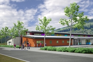 Cwmaman school - artist's impression