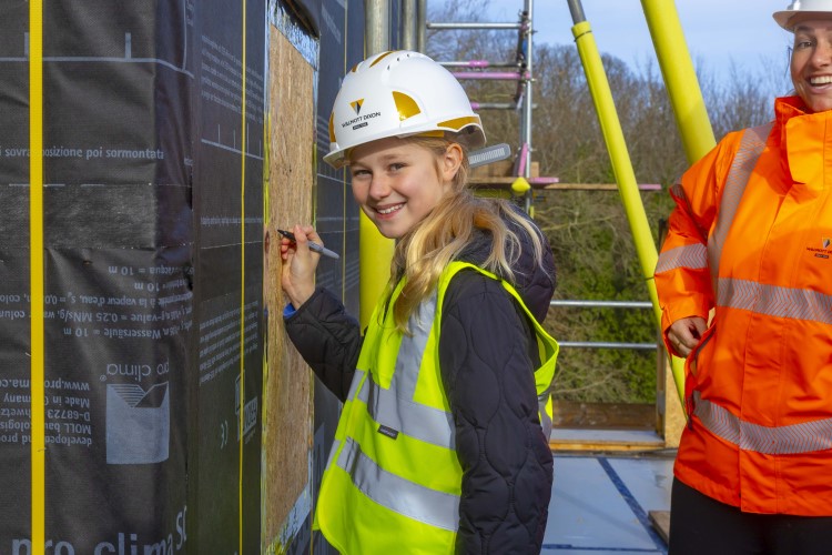 girl in hard hat