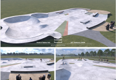 Land at Tyn Y Bryn Park – Tonyrefail Skatepark Pic 1