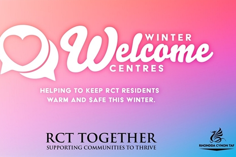 Winter Welcome Centres to Return to RCT!