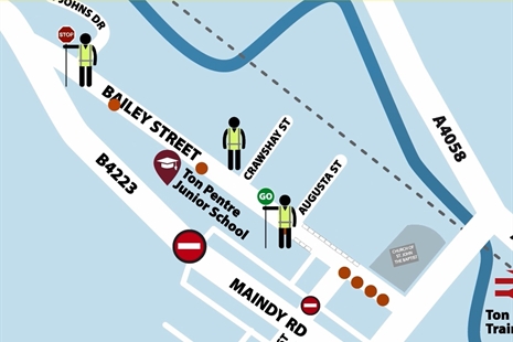Trialling new traffic arrangements at Bailey Street from Thursday