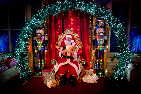 He's back… Santa returns to his toy mine at Rhondda Heritage Park Museum