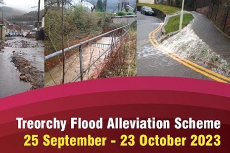 Have your say on future flood alleviation measures for Treorchy