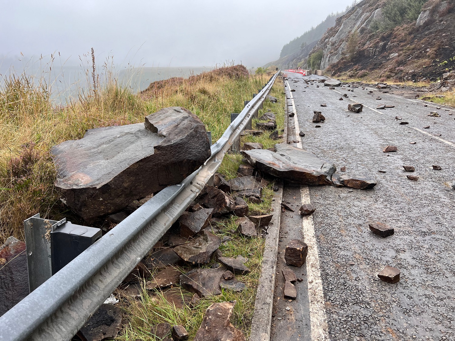 Rhigos Mountain Road Damage