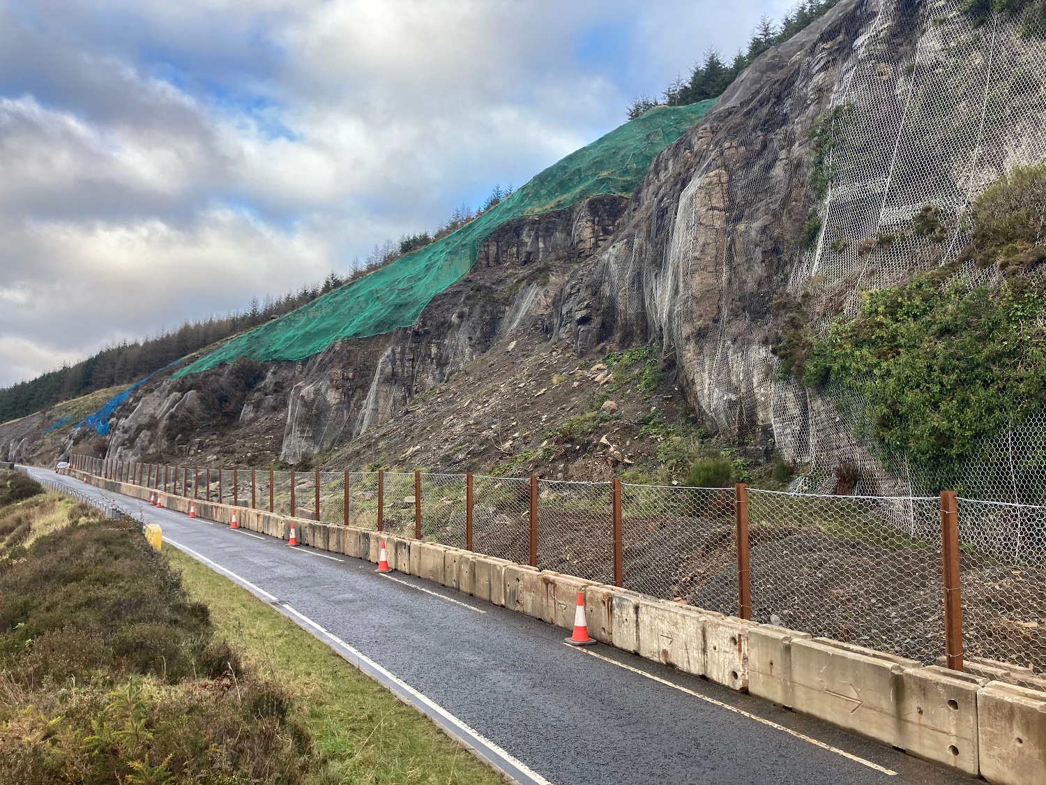 Rhigos Mountain Road Repair