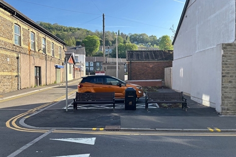 Extra parking in Porth Town Centre following local scheme