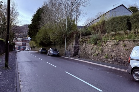 First phase of wall repair scheme in Tonypandy to get underway