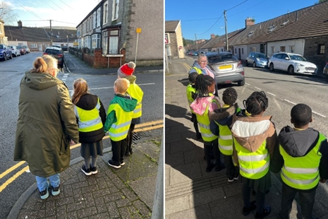 Pedestrian and cycle training for pupils during Road Safety Week