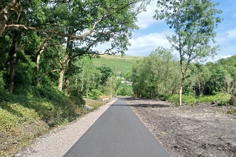 Rhondda Fach Active Travel Route phase four completed at Ferndale